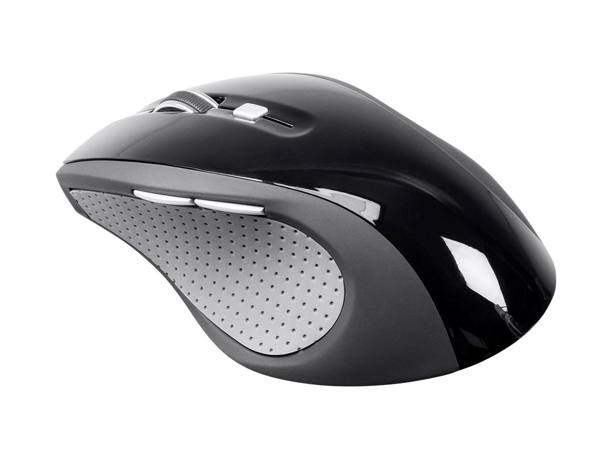 Monoprice Monoprice Select Wireless Ergonomic Mouse with Two Additional Buttons for Work Home Office Computers Black Workstream Collection - View 4 of 5