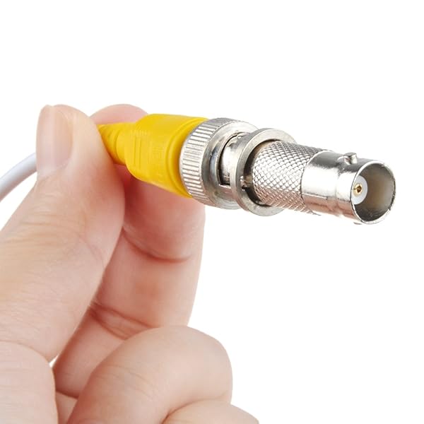 Flashmen Flashmen 2-Pack 25ft HD Video Power Security Camera Cables All-in-One Extension Wire Cord with BNC Connectors for CCTV White - View 7 of 8