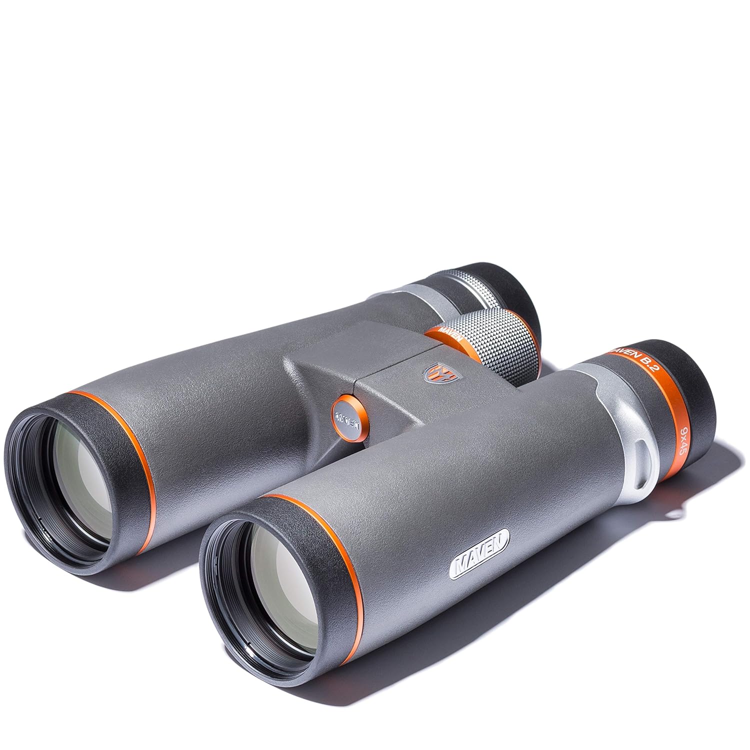 Maven Maven B2 45 mm ED Binoculars 11X45 Gray Orange High Performance Optics - View 3 of 9