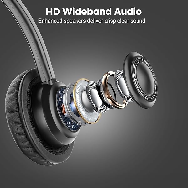 MAIRDI MAIRDI Telephone Headset RJ9 & 3.5mm for Landline, PC, Cisco Phones - Ideal Office Headset with Microphone for Call Centers - View 5 of 8