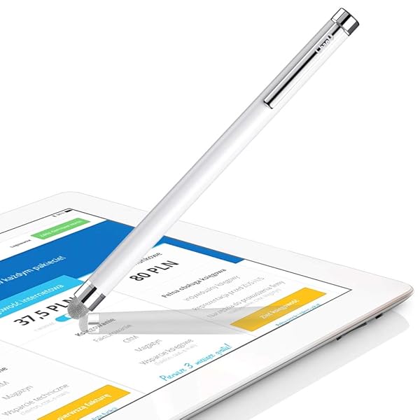 ChaoQ ChaoQ 4 Pcs Stylus Pens for Touch Screens - Replaceable Mesh & Rubber Tips in Silver, Black, White, Champagne - View 7 of 7