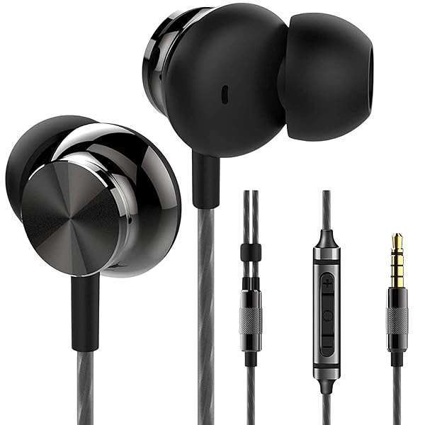 Betron Betron BS10 Wired Earphones: Noise-Isolating, Bass-Driven Sound, Microphone & Volume Control, Ergonomic Design