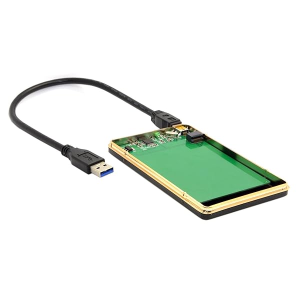 JSER JSER WD5000MPCK SATA Express to USB 3.0 Hard Disk Case Enclosure for UltraSlim SSD WD5000M22K WD5000M21K - View 6 of 8