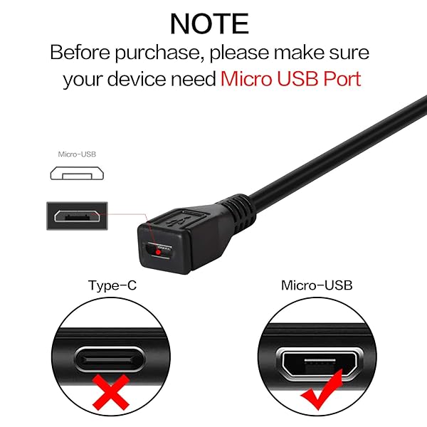 Inovat Inovat 25cm USB 2.0 Micro 5pin Female to Female Extension Adapter Cable for Fast Data Transfer - View 5 of 7