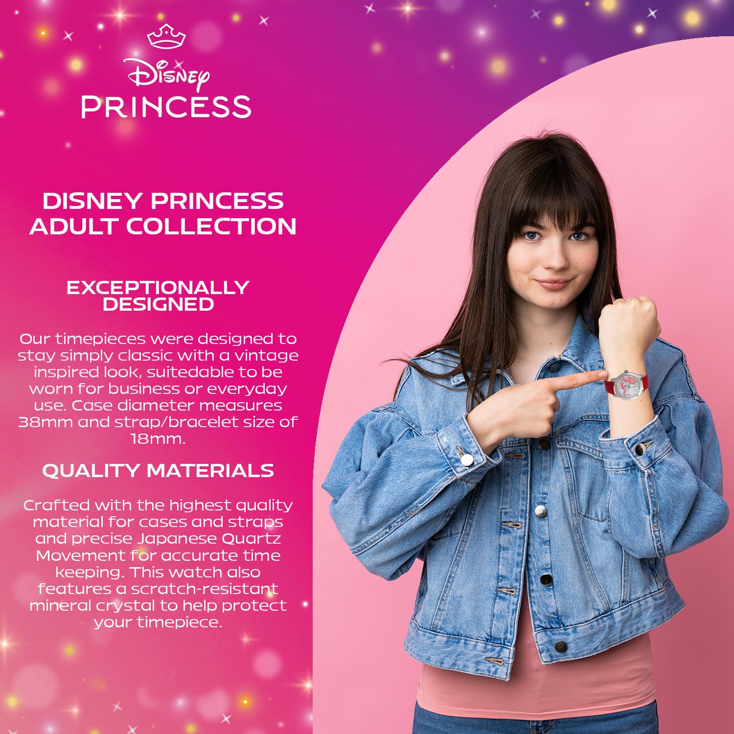 Disney Women's Ariel Quartz Metal Casual Watch Red WDS000076 - View 5 of 6