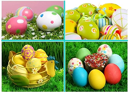 GREEN FABWOOD Green Fabwood Wooden Fake Eggs Set of 6 for Home Decor and Craft Projects - View 2 of 5