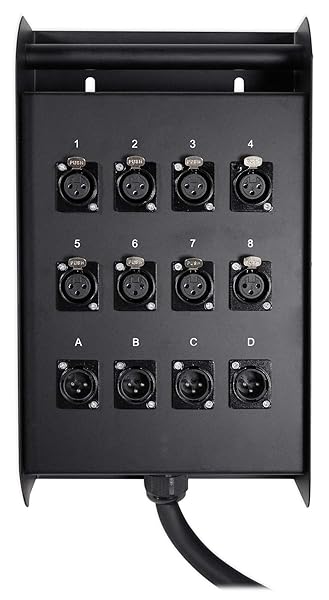 Rockville Rockville SX1225 12 Channel XLR Snake Cable - 25ft, 100% OFC, Double Shielded for Superior Sound Quality - View 3 of 10