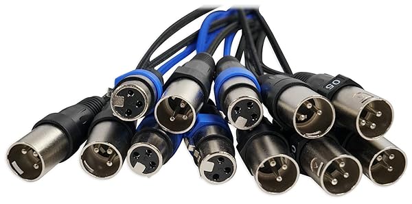 Rockville Rockville SX1225 12 Channel XLR Snake Cable - 25ft, 100% OFC, Double Shielded for Superior Sound Quality - View 5 of 10