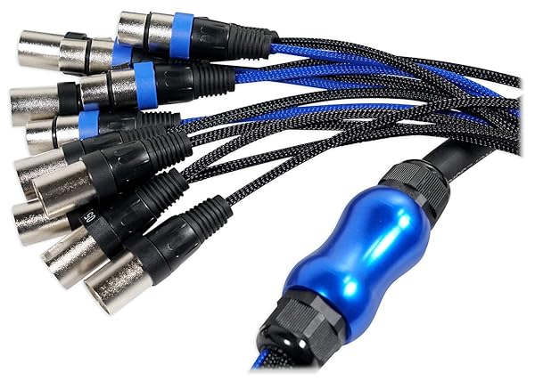 Rockville Rockville SX1225 12 Channel XLR Snake Cable - 25ft, 100% OFC, Double Shielded for Superior Sound Quality - View 6 of 10