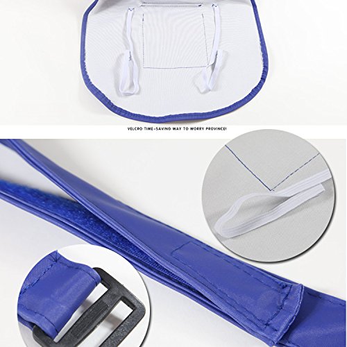 La La Pet Lightweight Breathable Adjustable Waterproof Raincoat Jacket for Dogs and Puppies with Reflective Strip in Pink Size M - View 2 of 6