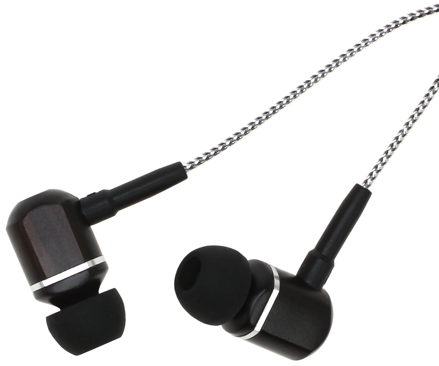 Symphonized Symphonized MTRX 2.0 Premium Wired Earbuds Wood In-Ear Headphones with Microphone Volume Control Noise Isolation for Android and Laptop - View 5 of 7
