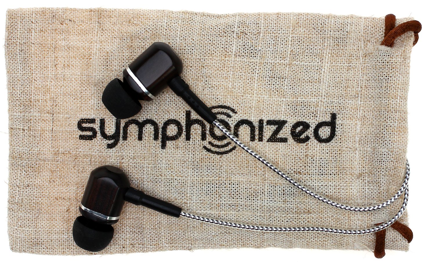 Symphonized Symphonized MTRX 2.0 Premium Wired Earbuds Wood In-Ear Headphones with Microphone Volume Control Noise Isolation for Android and Laptop - View 6 of 7