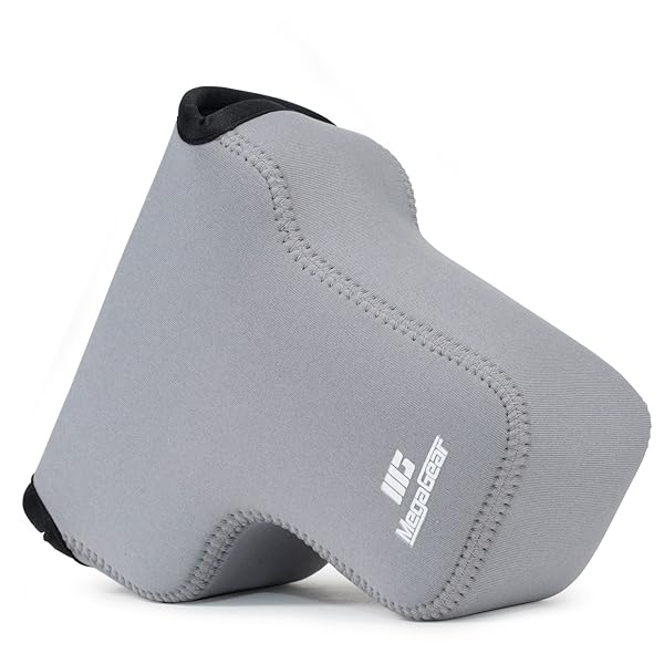 MegaGear MegaGear Nikon Coolpix P900 Neoprene Camera Case - Ultra Light & Durable with Carabiner - Gray MG1111 - View 4 of 11