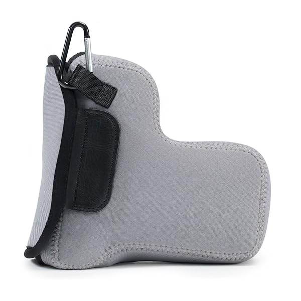 MegaGear MegaGear Nikon Coolpix P900 Neoprene Camera Case - Ultra Light & Durable with Carabiner - Gray MG1111 - View 5 of 11