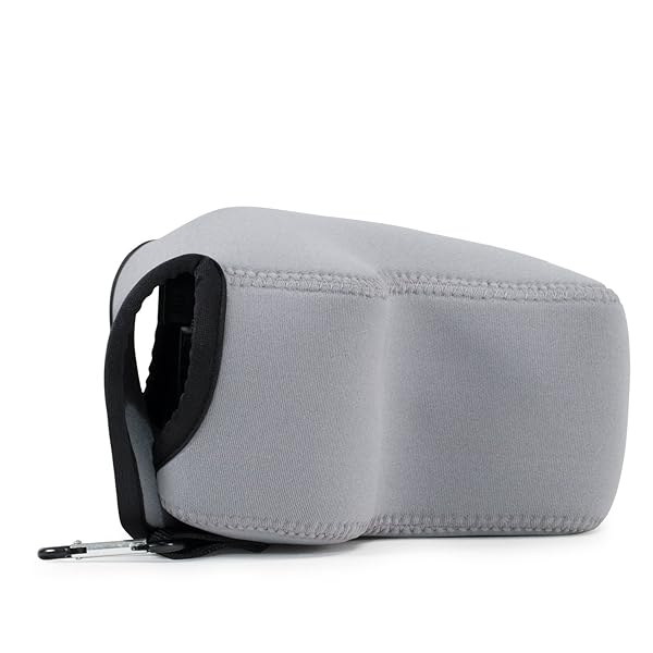 MegaGear MegaGear Nikon Coolpix P900 Neoprene Camera Case - Ultra Light & Durable with Carabiner - Gray MG1111 - View 7 of 11