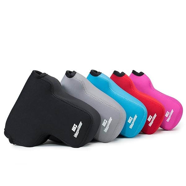 MegaGear MegaGear Nikon Coolpix P900 Neoprene Camera Case - Ultra Light & Durable with Carabiner - Gray MG1111 - View 11 of 11