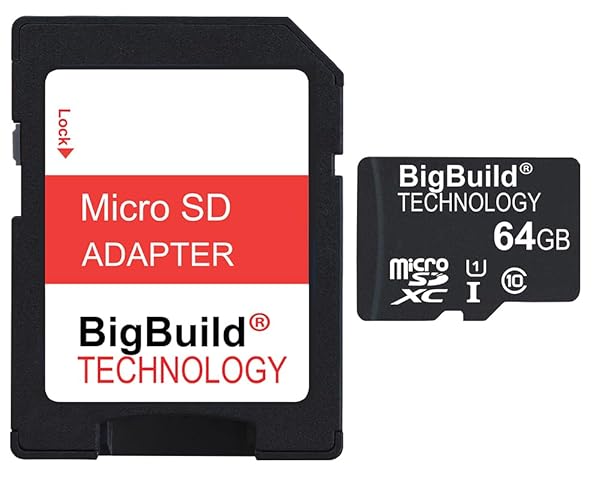 BigBuild Technology BigBuild 64GB Ultra Fast MicroSD Card 80MB/s for Samsung Galaxy Tab A SM-T585 - Includes SD Adapter - View 2 of 9