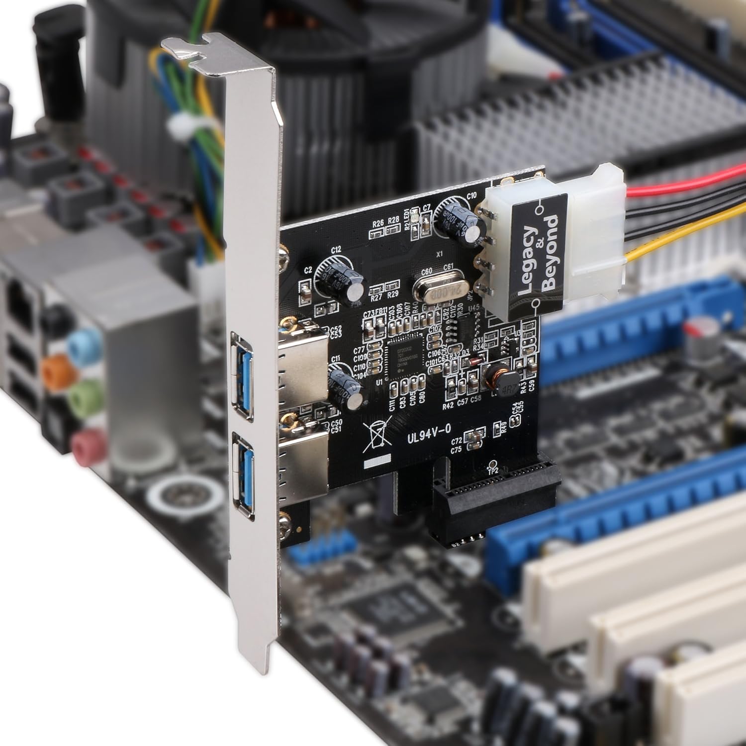 SIIG SIIG Legacy and Beyond Series PCIe to USB 3.0 2-Port Card for Fast Data Transfer and UASP Support - View 6 of 7