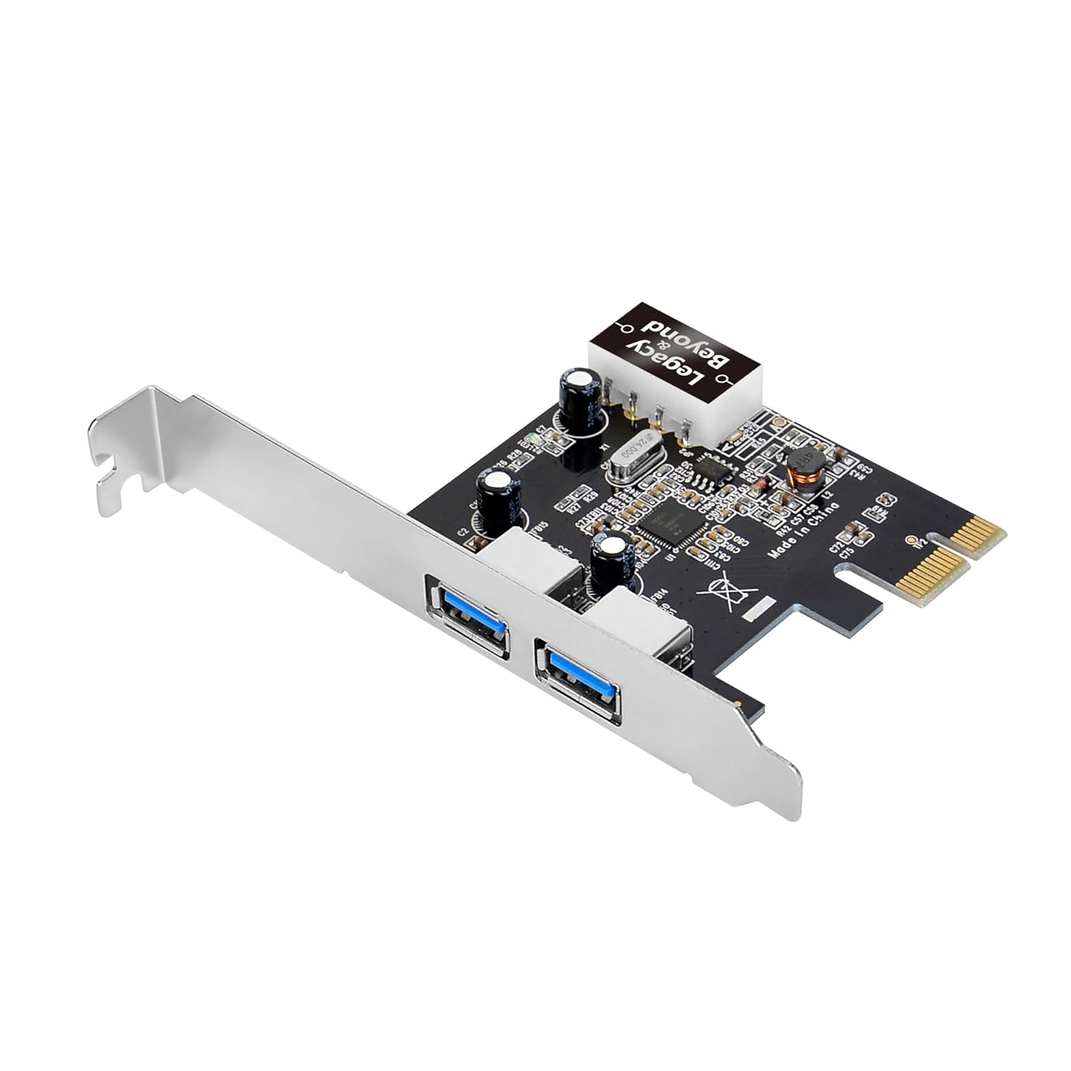 SIIG Legacy and Beyond Series PCIe to USB 3.0 2-Port Card for Fast Data Transfer and UASP Support