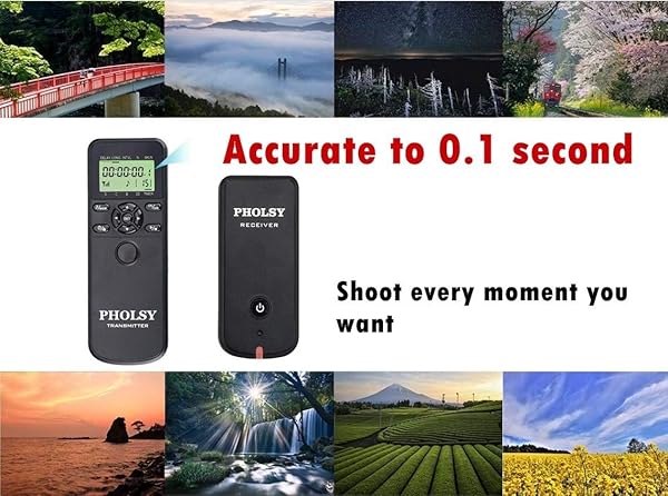 PHOLSY PHOLSY Wireless Timer Remote Control for Precise Interval Timing and Easy Operation - View 5 of 9
