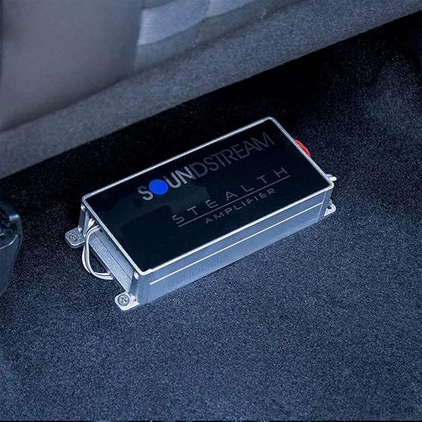 Soundstream Soundstream ST2.1000D Stealth Series 1000W Class D 2 Channel Amplifier for Powerful Audio Performance - View 4 of 4