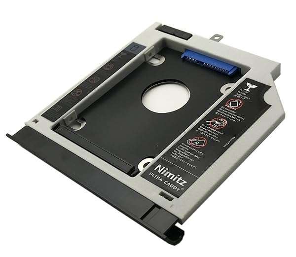 Nimitz Upgrade Lenovo Ideapad 310/510: Nimitz 2nd HDD SSD Hard Drive Caddy with Bezel/Bracket