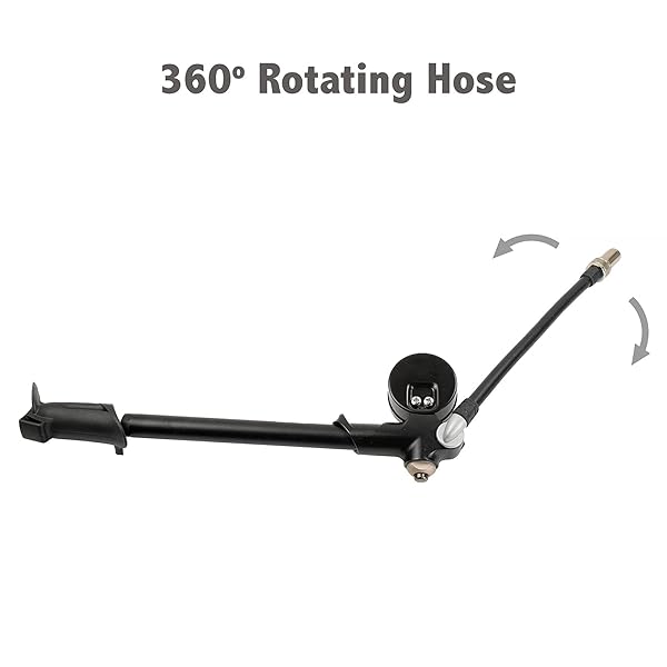 DNM DNM High Pressure 300 PSI Mini Pump for Fork & Rear Shock Suspension with Air Bleed Button - View 6 of 8