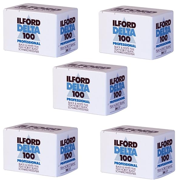 Ritz Camera Ritz Camera Ilford Delta 100 Professional Black and White Film 5 Pack ISO 100 35mm 36 Exposure