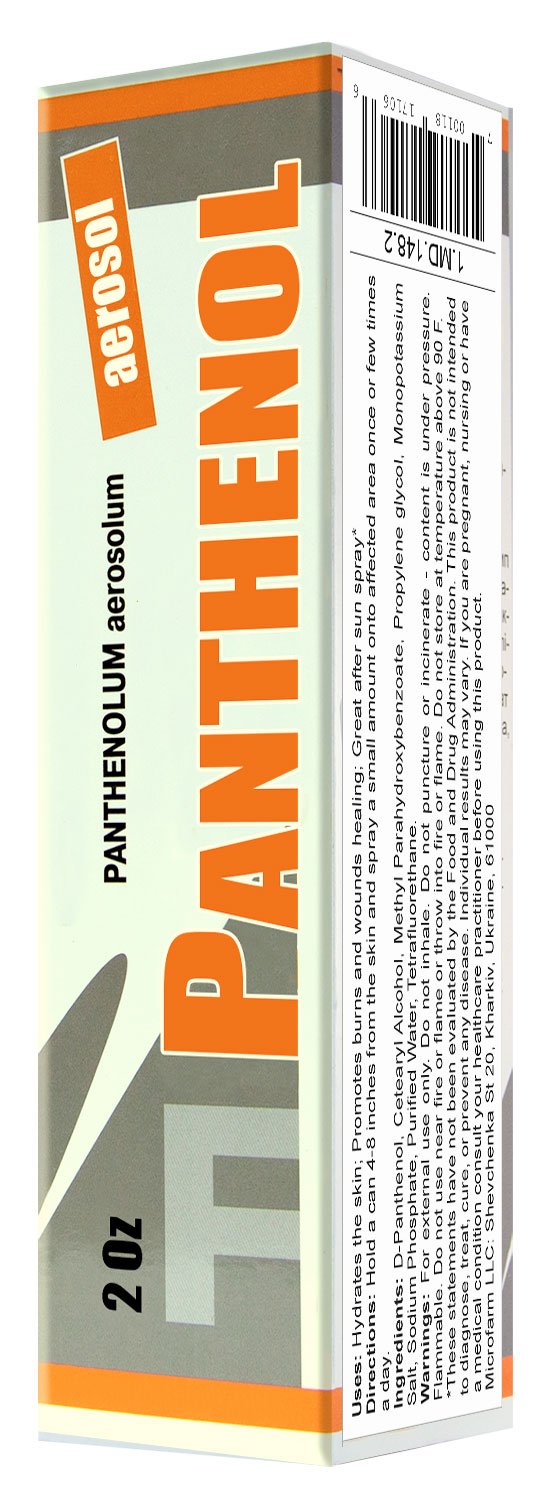 Panthenol VHOB Panthenol Spray 58g for Hair and Skin Hydration Nourishing Moisturizer 2 Oz