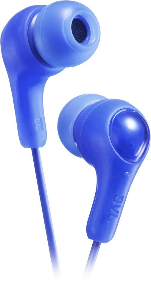 JVC JVC HAFX7MA GUMY Blue Inner Ear Headphones with Remote and Microphone for Superior Sound Quality - View 3 of 3