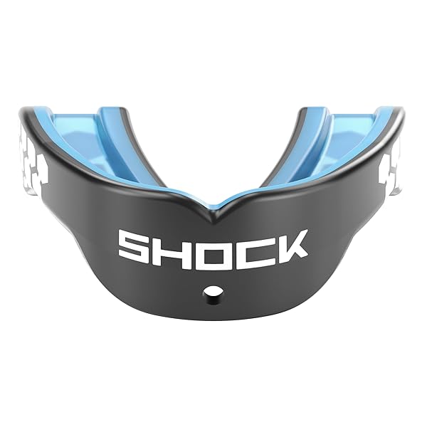 Shock Doctor Shock Doctor Sports Mouth Guard with Convertible Helmet Strap for Football, Basketball, Lacrosse & Hockey