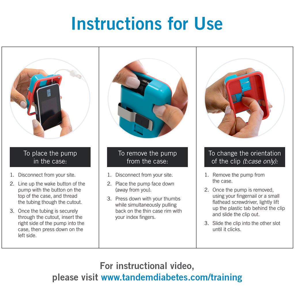 Tandem Diabetes Care Tandem Diabetes Care tcase Black Durable and Stylish Case for Diabetes Management - View 3 of 3