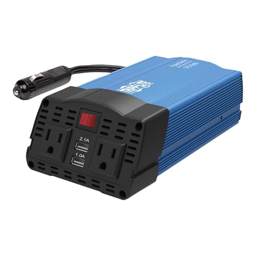 TRIPP LITE 375W Car Inverter USB Charger for Fast Charging on the Go - View 3 of 6