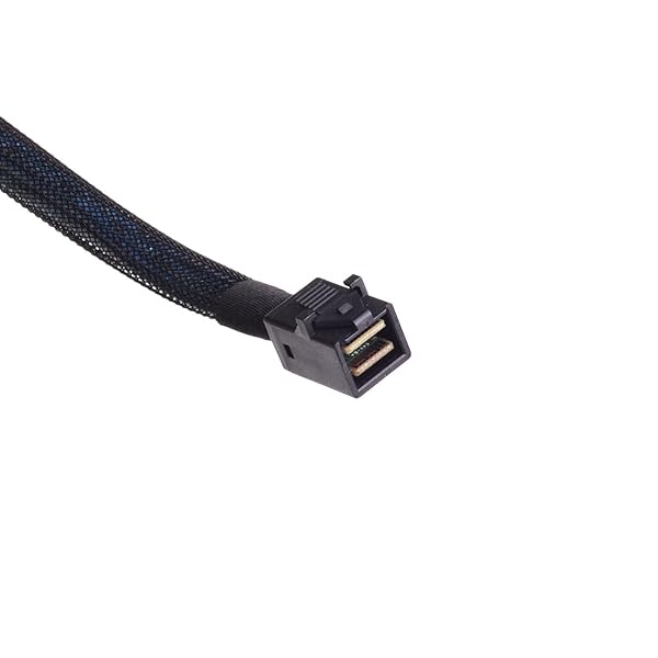 SilverStone SilverStone Technology 36 Pin Minisas Sff-8643 to SATA 7Pin Sideband Cable 0.6M High Quality Components CPS05-RE - View 5 of 9