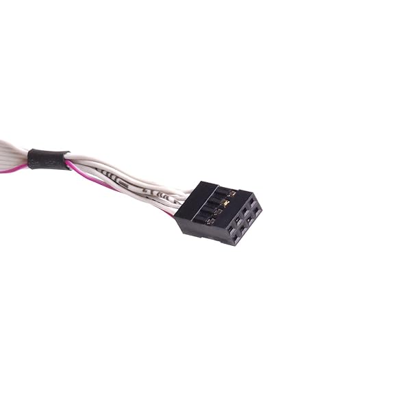 SilverStone SilverStone Technology 36 Pin Minisas Sff-8643 to SATA 7Pin Sideband Cable 0.6M High Quality Components CPS05-RE - View 6 of 9