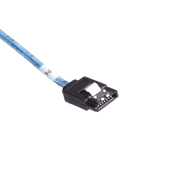 SilverStone SilverStone Technology 36 Pin Minisas Sff-8643 to SATA 7Pin Sideband Cable 0.6M High Quality Components CPS05-RE - View 7 of 9