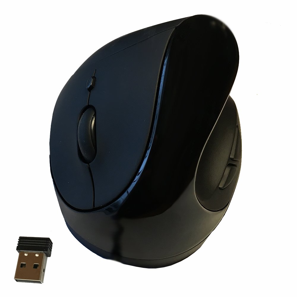Comfi II Wireless Ergonomic Computer Mouse EM011-BKW for Comfortable and Efficient Work Experience - View 2 of 4