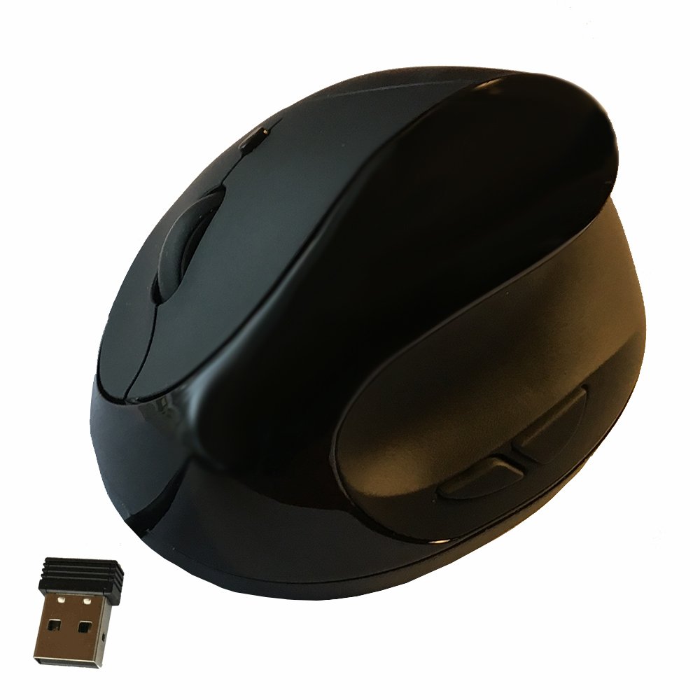 Comfi II Wireless Ergonomic Computer Mouse EM011-BKW for Comfortable and Efficient Work Experience - View 3 of 4