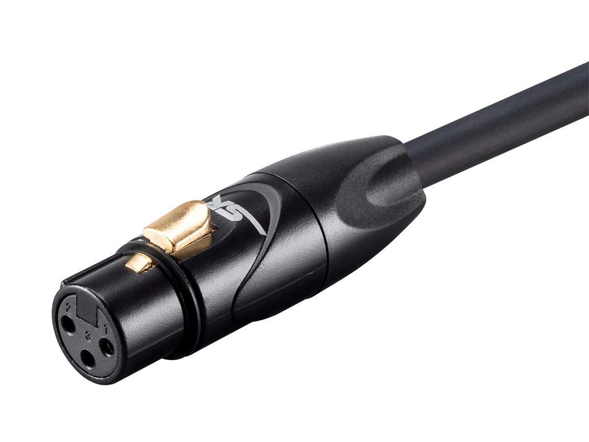 50ft Stage Right XLR Male to Female 16AWG Gold Plated Microphone Cable for Clear Sound Quality - View 3 of 6