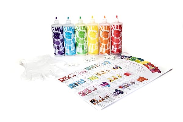TULIP Ultimate Tulip One-Step Tie-Dye Kit: Extra Large 16 oz Bottles for Vibrant Group Fun! - View 3 of 10