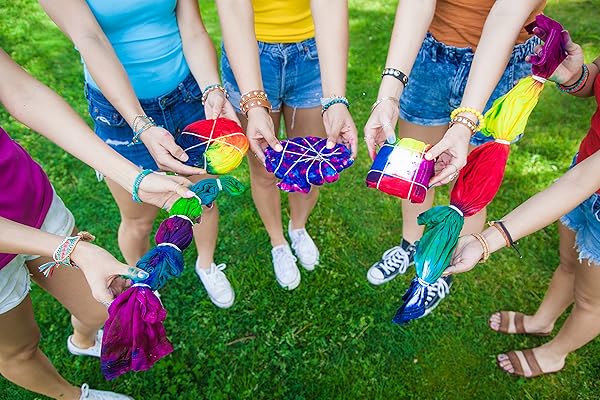 TULIP Ultimate Tulip One-Step Tie-Dye Kit: Extra Large 16 oz Bottles for Vibrant Group Fun! - View 6 of 10