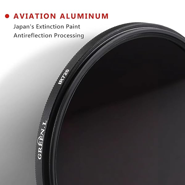 GREEN.L Green L 58mm IR 720 Infrared 720nm X Ray Glass Filter for Enhanced Imaging - View 4 of 8