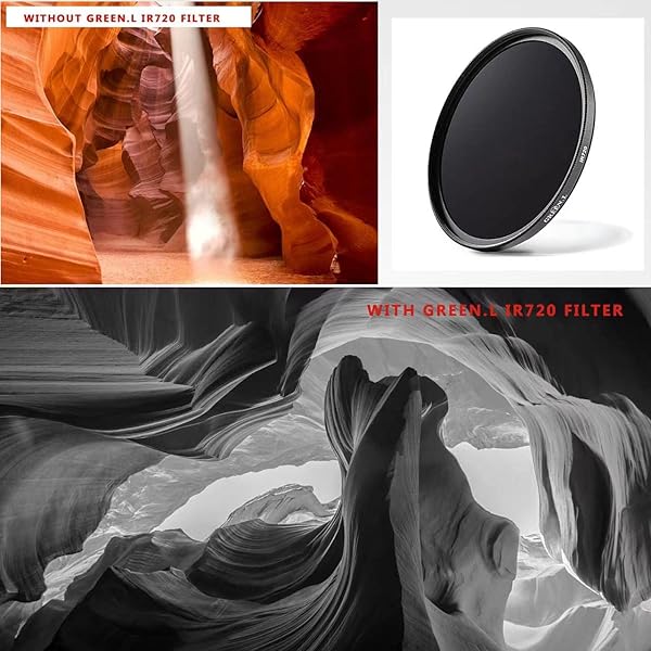 GREEN.L Green L 58mm IR 720 Infrared 720nm X Ray Glass Filter for Enhanced Imaging - View 8 of 8