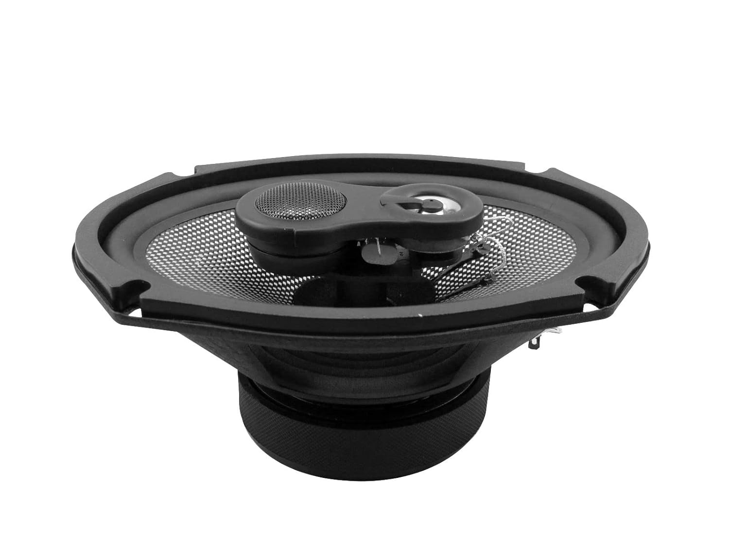 American Bass American Bass SQ 6.9 Coaxial Speakers 3 Way 200 Watt Max Power 4 Ohm 92 dB Efficiency with Neodymium Tweeter and Glass Fiber Cone - View 3 of 3