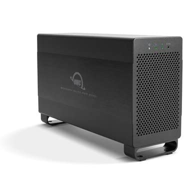 OWC OWC 16TB Mercury Elite Pro Dual Thunderbolt 2 USB3 Raid Solution Enclosure for High Performance Storage - View 3 of 6