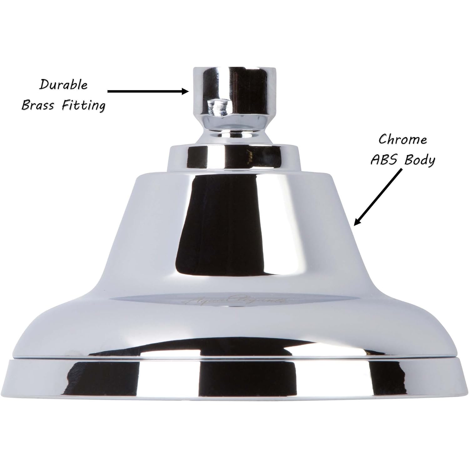 Aqua Elegante High Pressure Massaging Shower Head Multi-Function Rainfall Showerhead with Adjustable Water Saving Nozzle 2.5 GPM Chrome - View 5 of 9