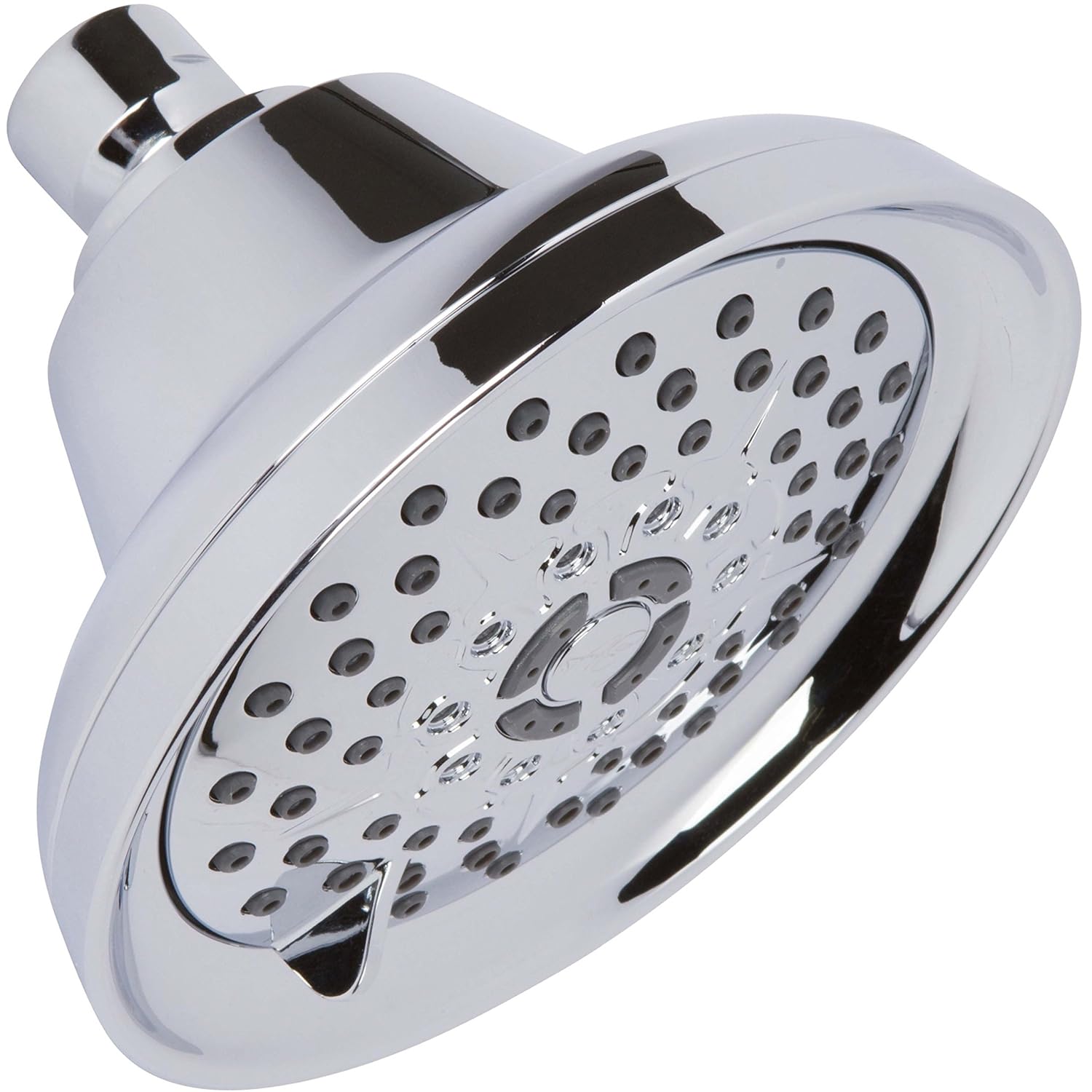 Aqua Elegante High Pressure Massaging Shower Head Multi-Function Rainfall Showerhead with Adjustable Water Saving Nozzle 2.5 GPM Chrome
