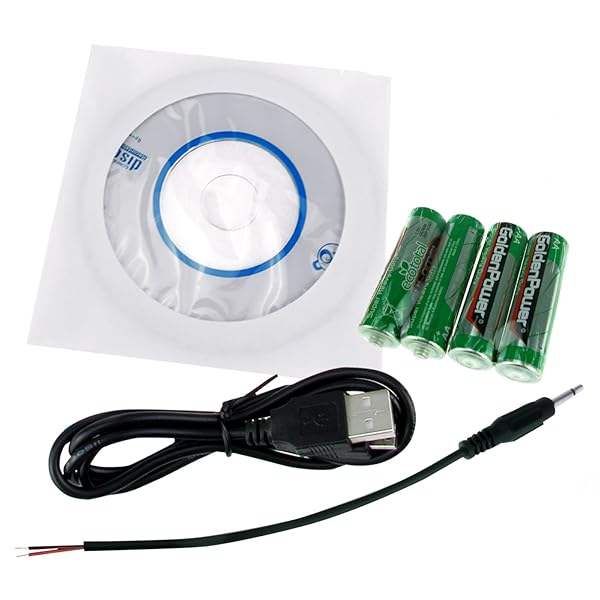 Gain Express Digital Light Meter Lux Meter with Detachable Sensor 0 to 200000 Lux Min Max Avg Functions and Data Record Software USB Power Cable - View 10 of 10