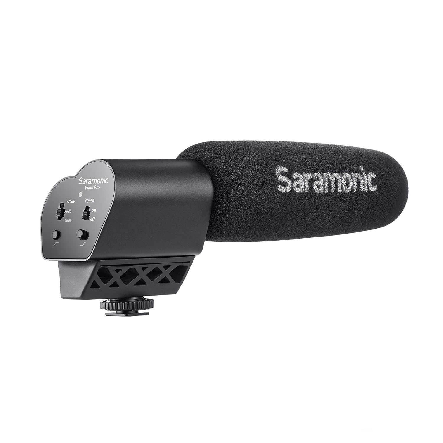 Saramonic Saramonic VMIC Pro Super Directional Condenser Microphone for DSLR Cameras and Camcorders with Shockmount and Level Control - View 2 of 5