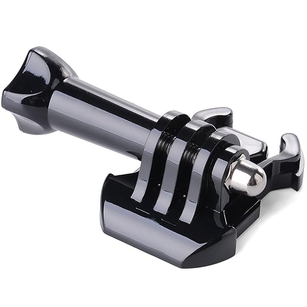 QKOO QKOO Accessories Kit for GoPro Hero 7 6 5 4 3 2 1 Black Silver Session Fusion Quick Release Buckle Clip Mount and Thumb Screws - View 5 of 9